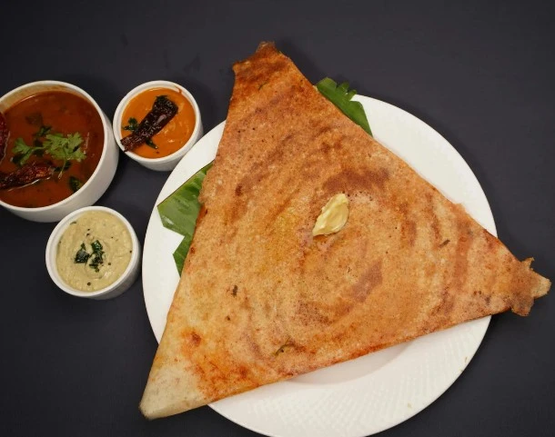 Mysore Masala Dosa - Crispy South Indian crepe at Krishna's Dosa Palace